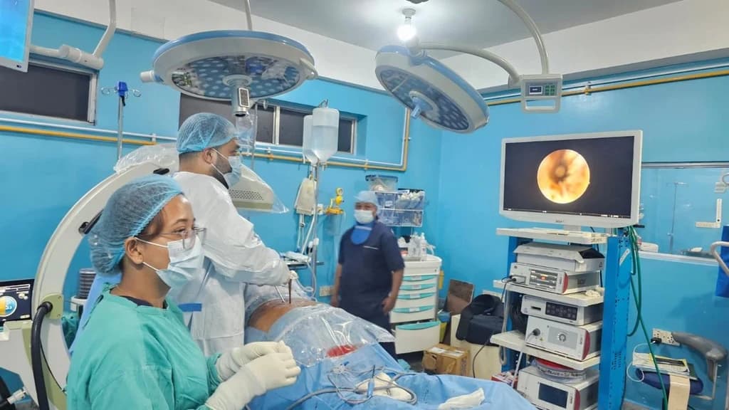 Endoscopic Spine Surgery at Madhyapur Hospital